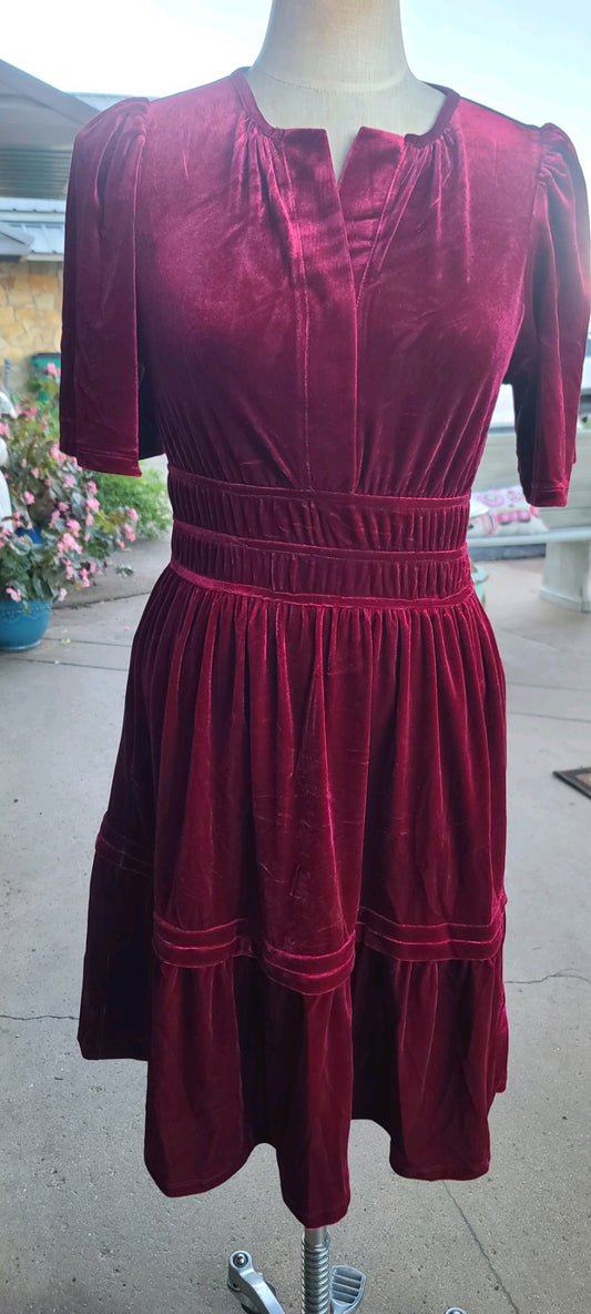 Wine Light Dress